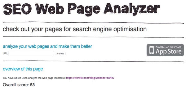 seo-web-page-analyzer