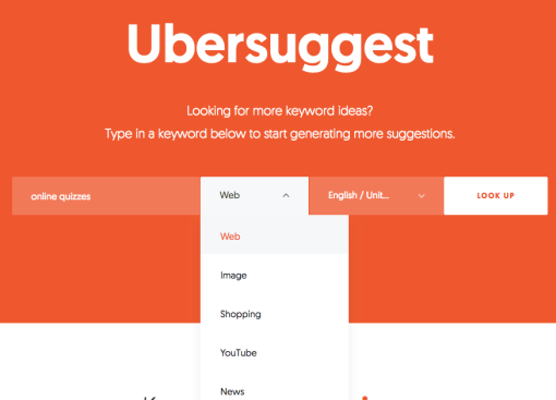 Ubersuggest